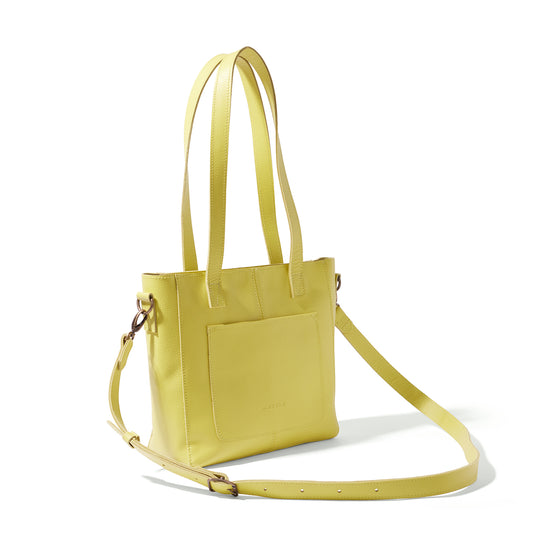 Harley leather unlined crossbody tote - CLEARANCE