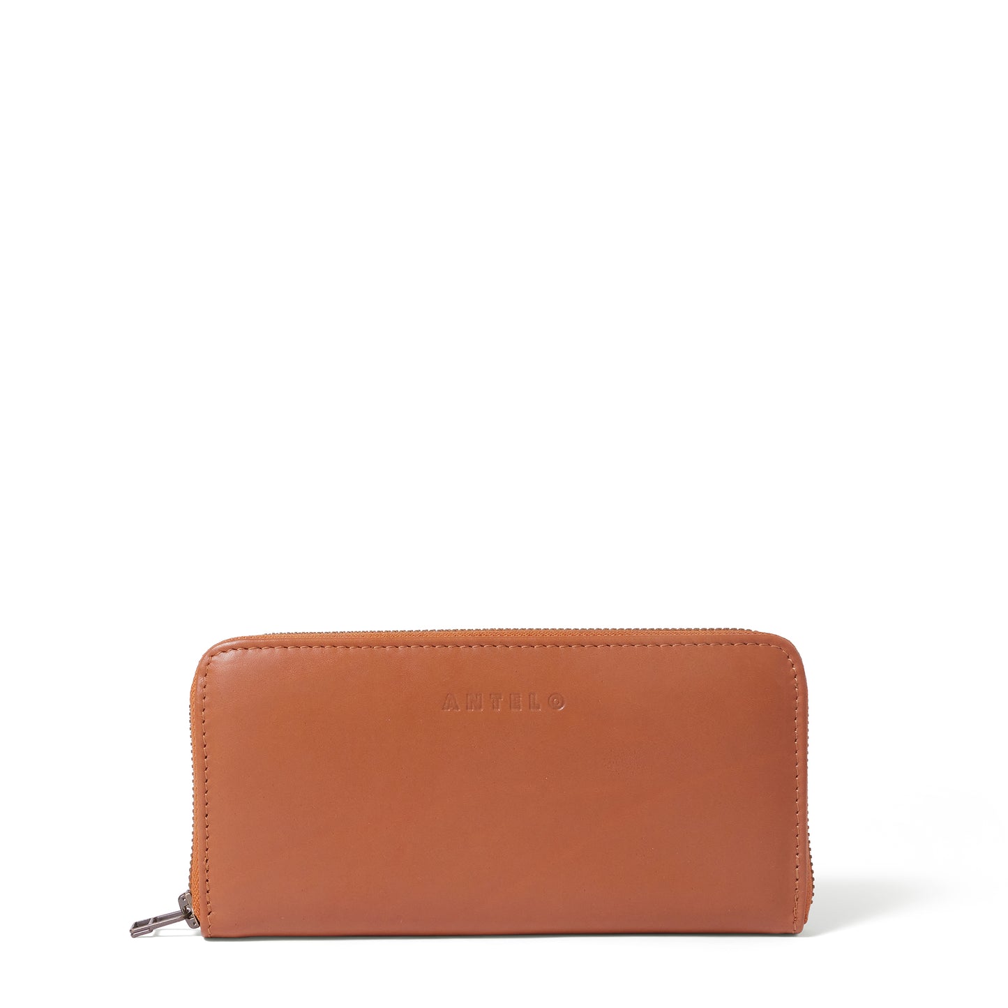Hayley leather zip-around wallet