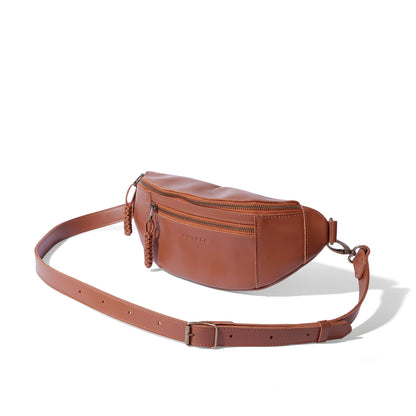 River adjustable leather moon-bag - MINOR FLAW