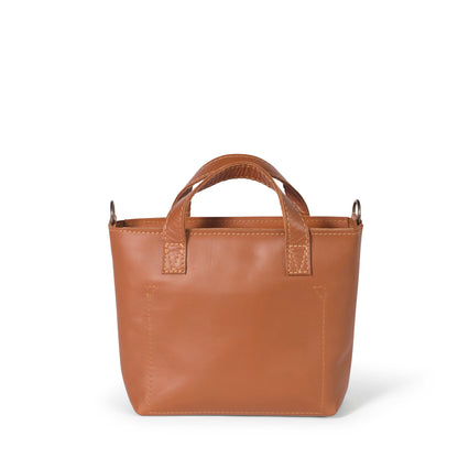 Zazi Petite leather crossbody tote