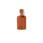 Miles leather luggage tag