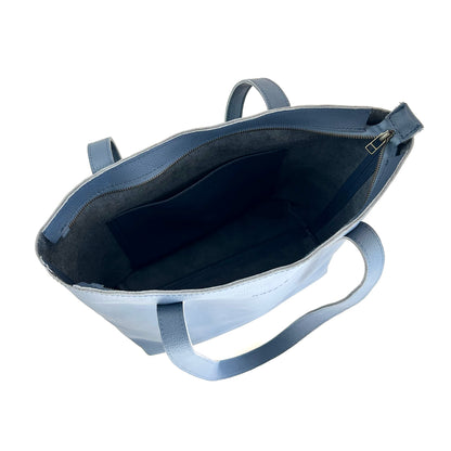 Emmy unlined Leather Tote with Zip - CLEARANCE