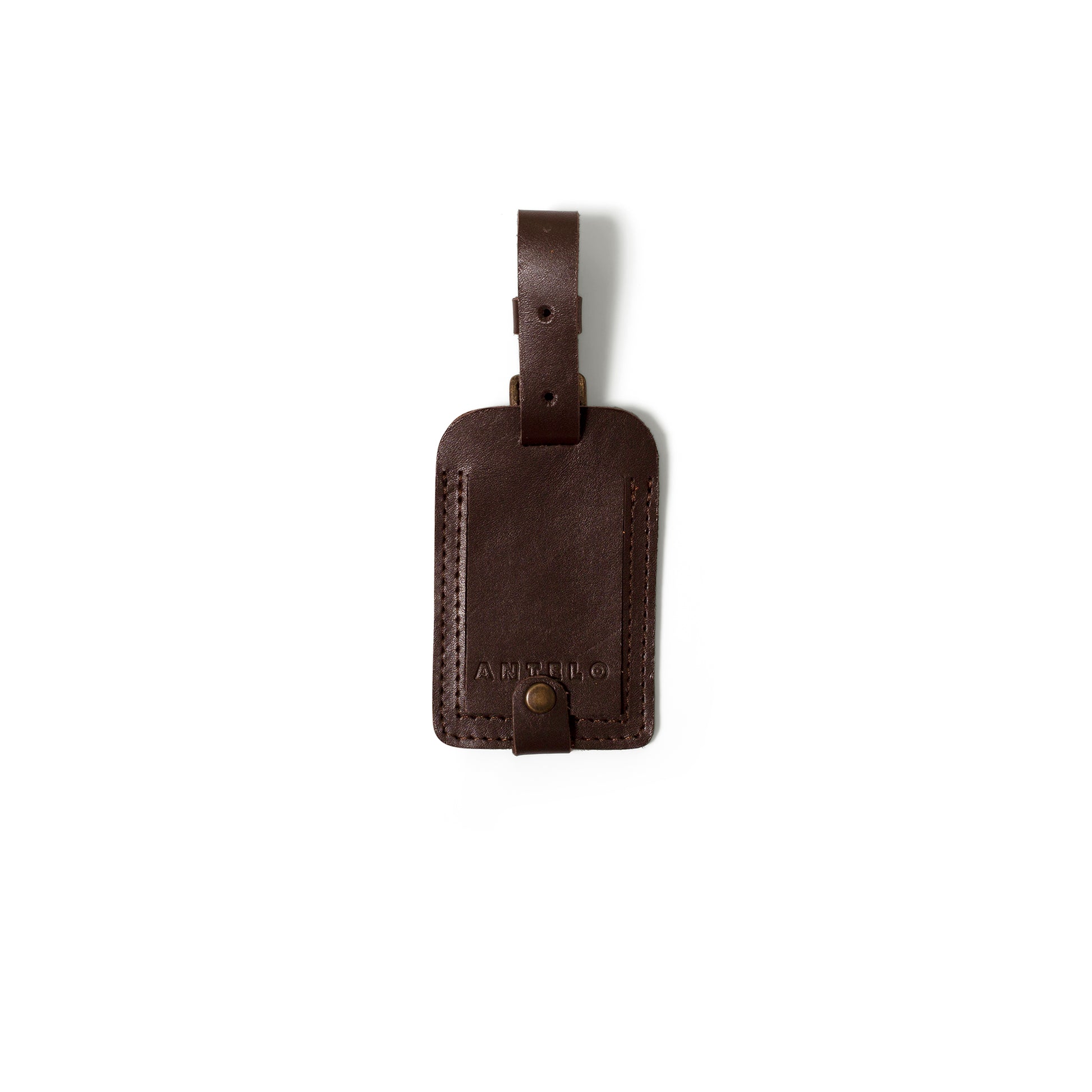 Antelo Luggage Tag Miles leather luggage tag - End of Range