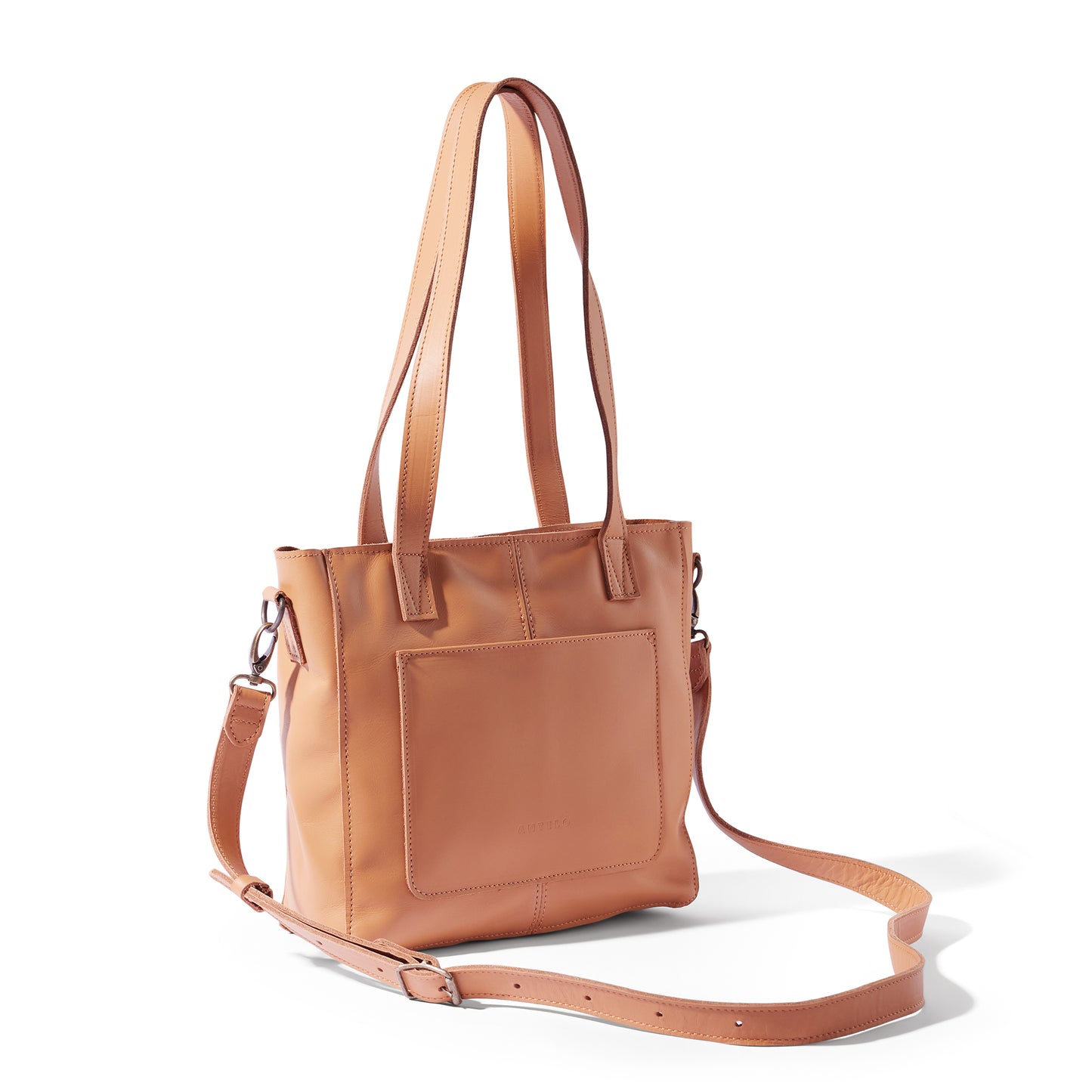 Harley leather unlined crossbody tote - CLEARANCE