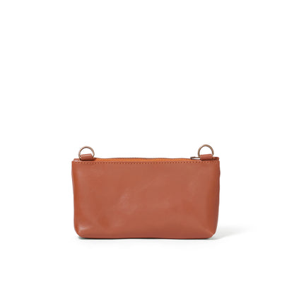 Anouk Checkered Leather Crossbody Clutch - CLEARANCE