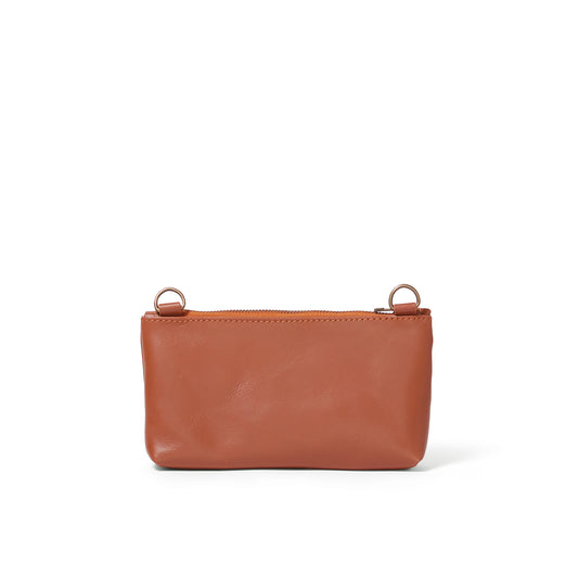 Anouk Checkered Leather Crossbody Clutch - CLEARANCE