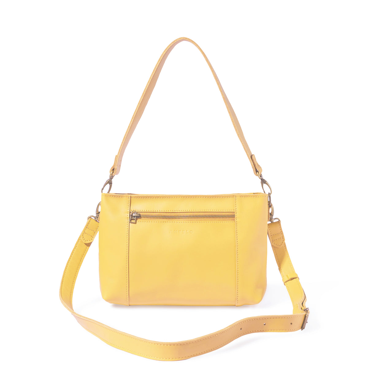 Margo Leather Crossbody + Shoulder Strap