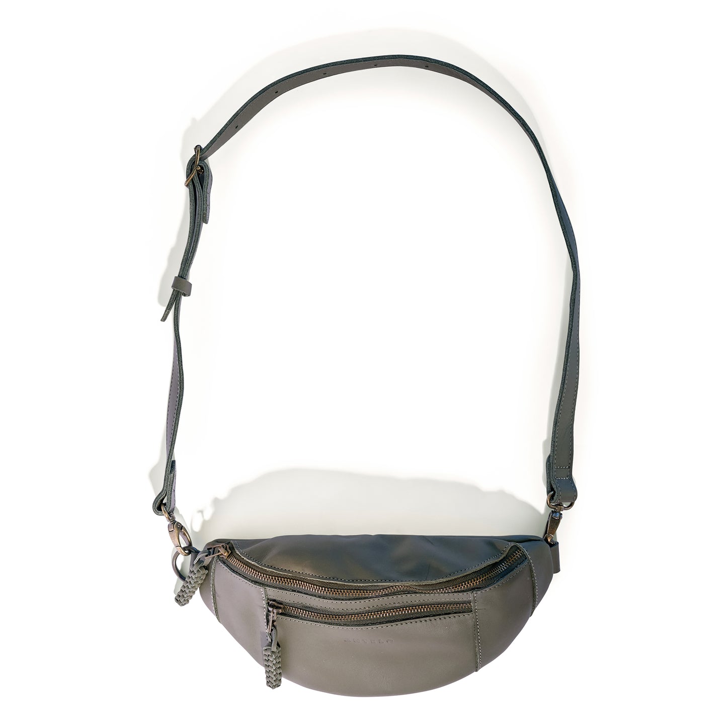 River adjustable leather moon-bag - END OF SEASON
