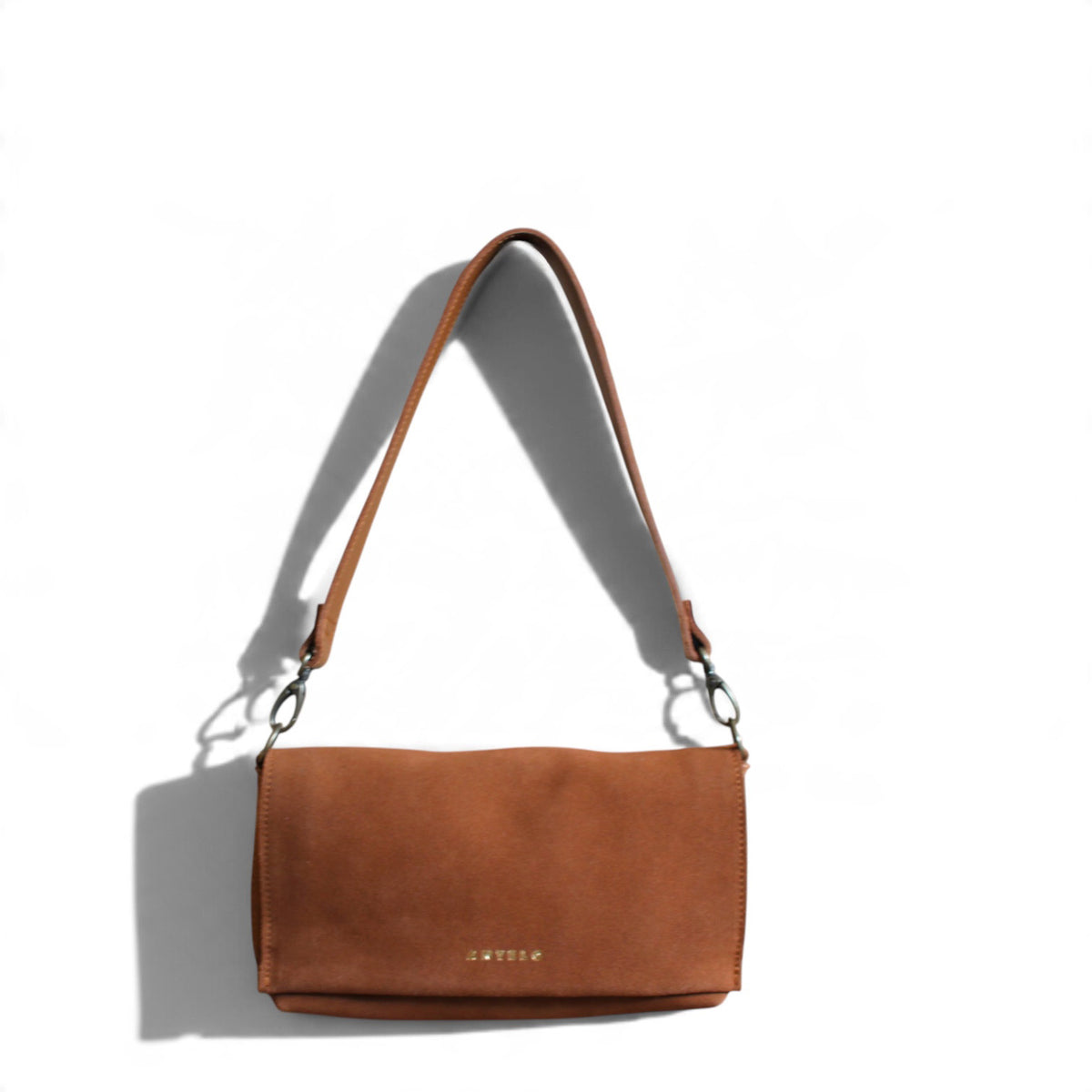 Freya East-West leather shoulder bag