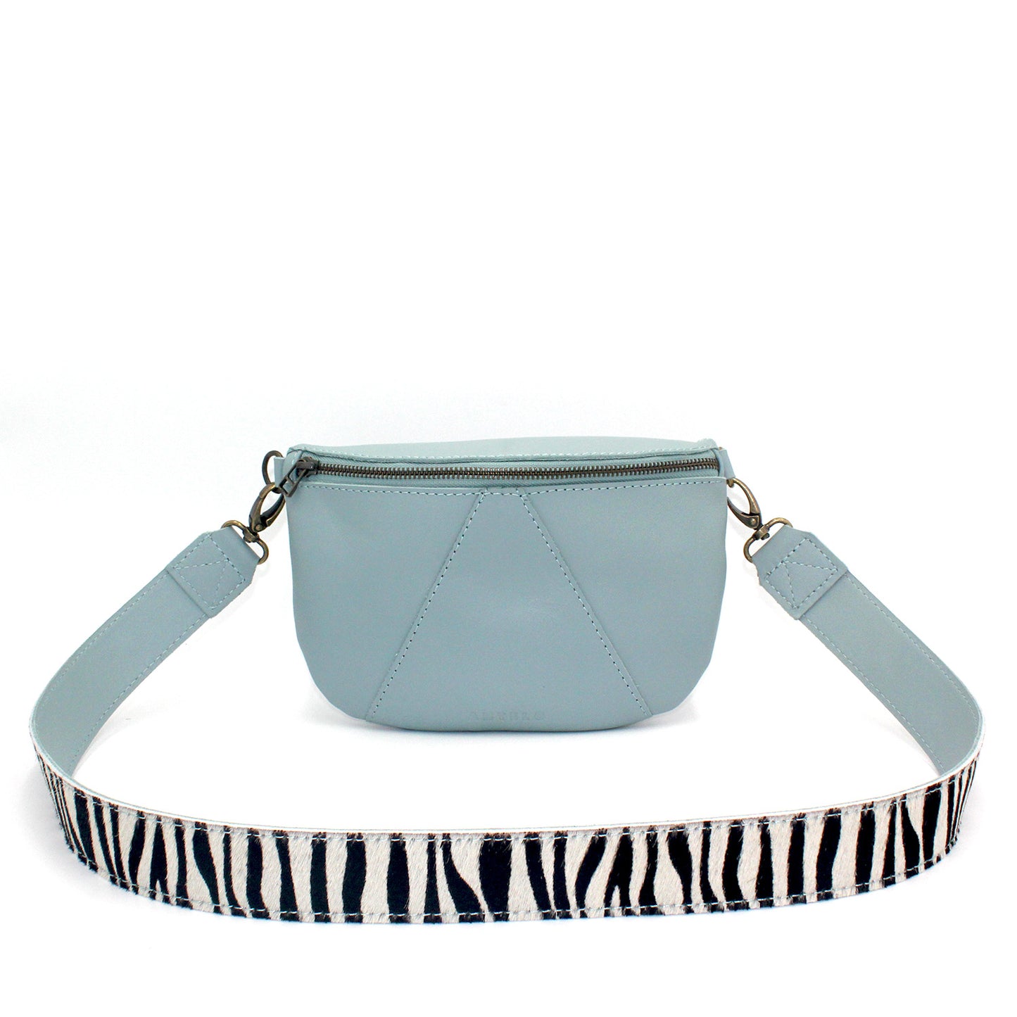 Ruby Eclipse leather crossbody with Wild leather strap