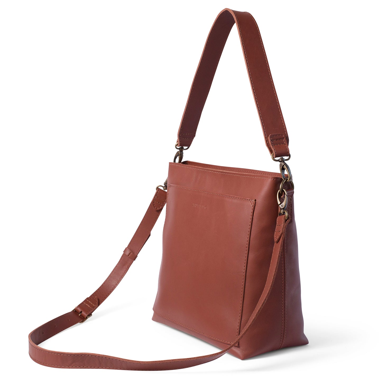 Josie Prism Leather Shoulder Bag with Sling - LAST OF KIND