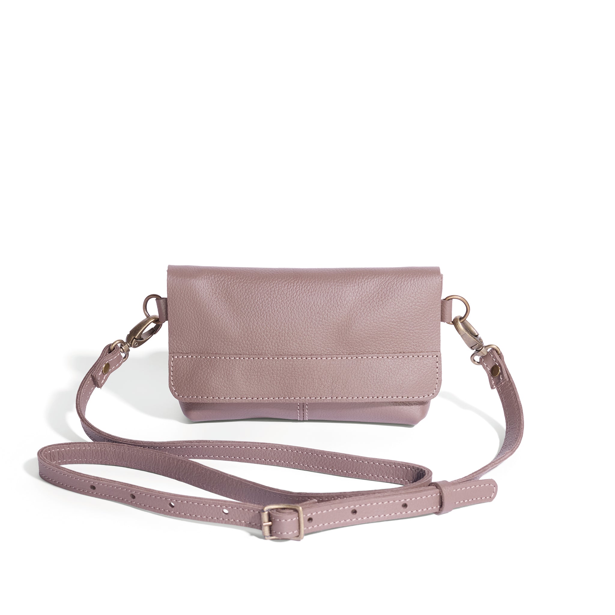 Alfi Micro Leather Crossbody | Minimalist Everyday | Antelo