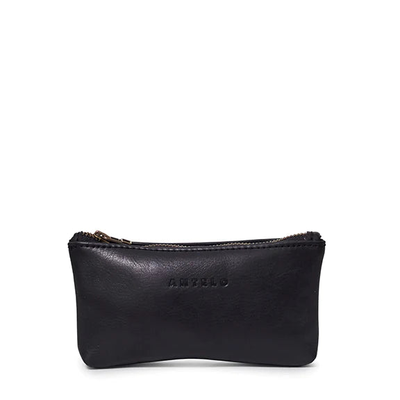 Sofia leather zip pouch - MINOR FLAW