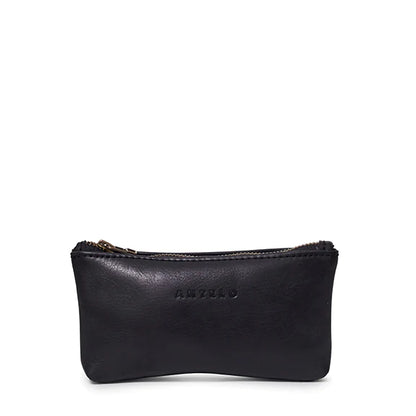 Sofia leather zip pouch - MINOR FLAW