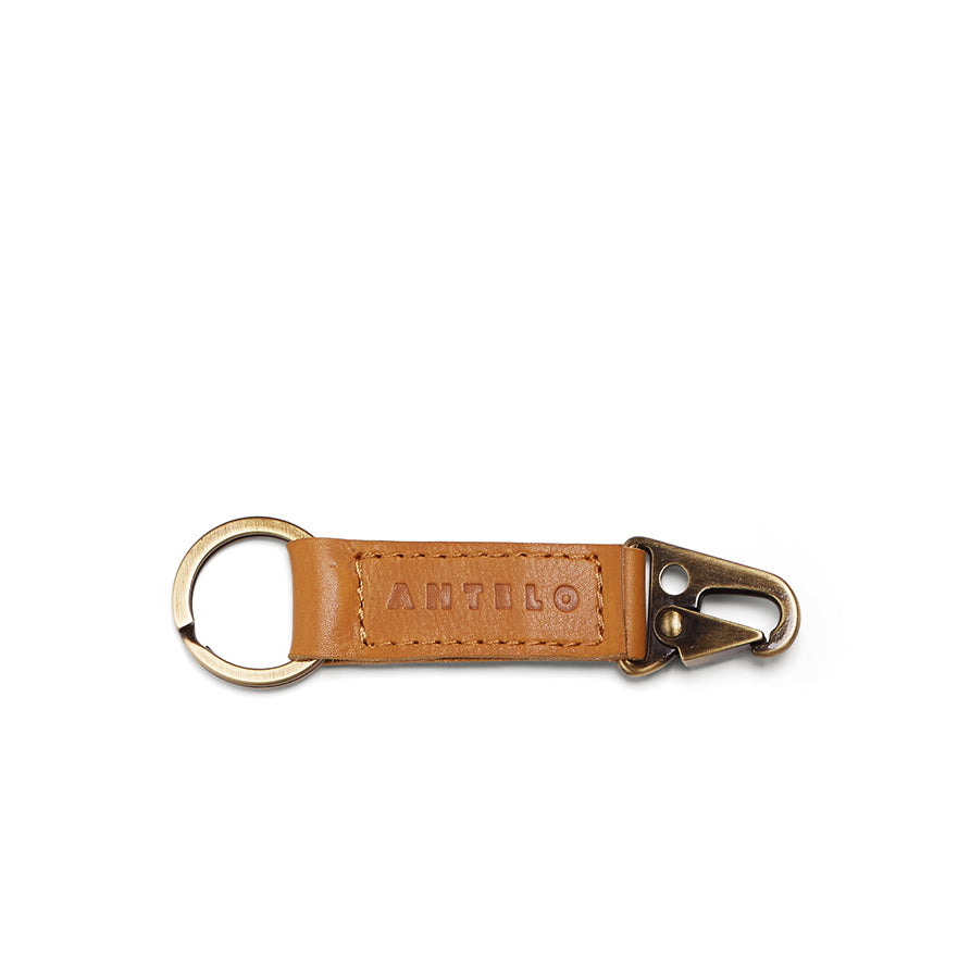 Rocco Leather Carabiner Keyring