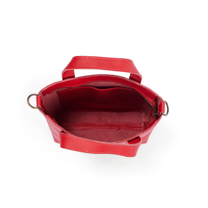 Zazi Petite leather crossbody tote - End of Season