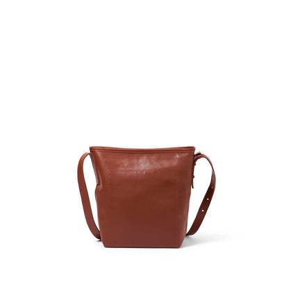 Dune Wild Leather Crossbody Bucket Bag with zip - END OF SEASON