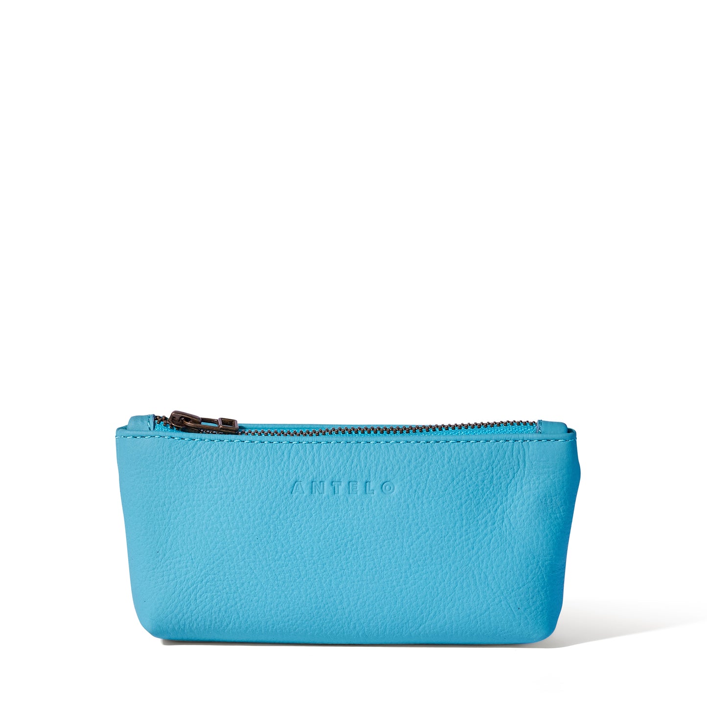 Sofia leather zip pouch - End of Range