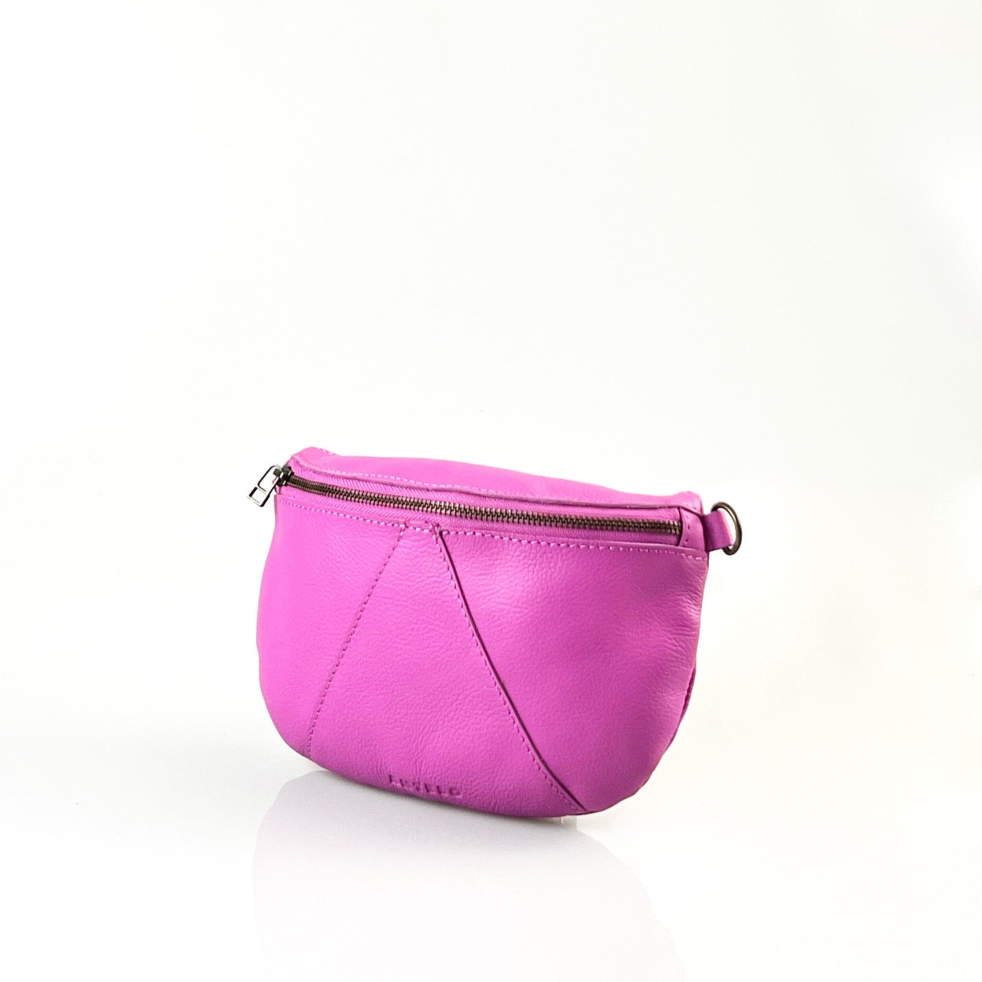 Ruby Classic leather adjustable moon-bag crossbody
