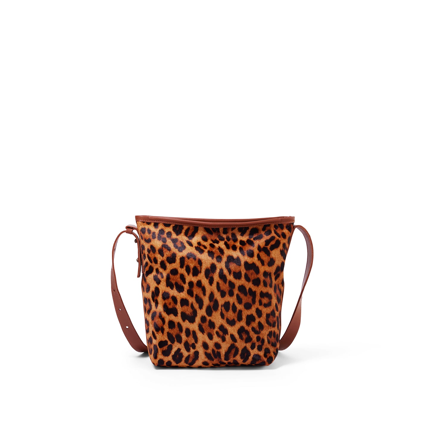 Dune Wild Leather Crossbody Bucket Bag with zip - END OF SEASON