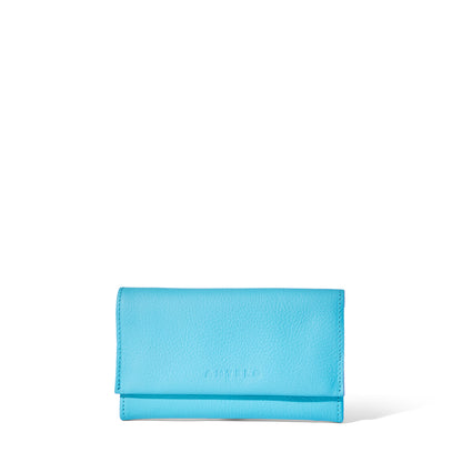 Evie Three-Quarter Leather Trifold Wallet - CLEARANCE