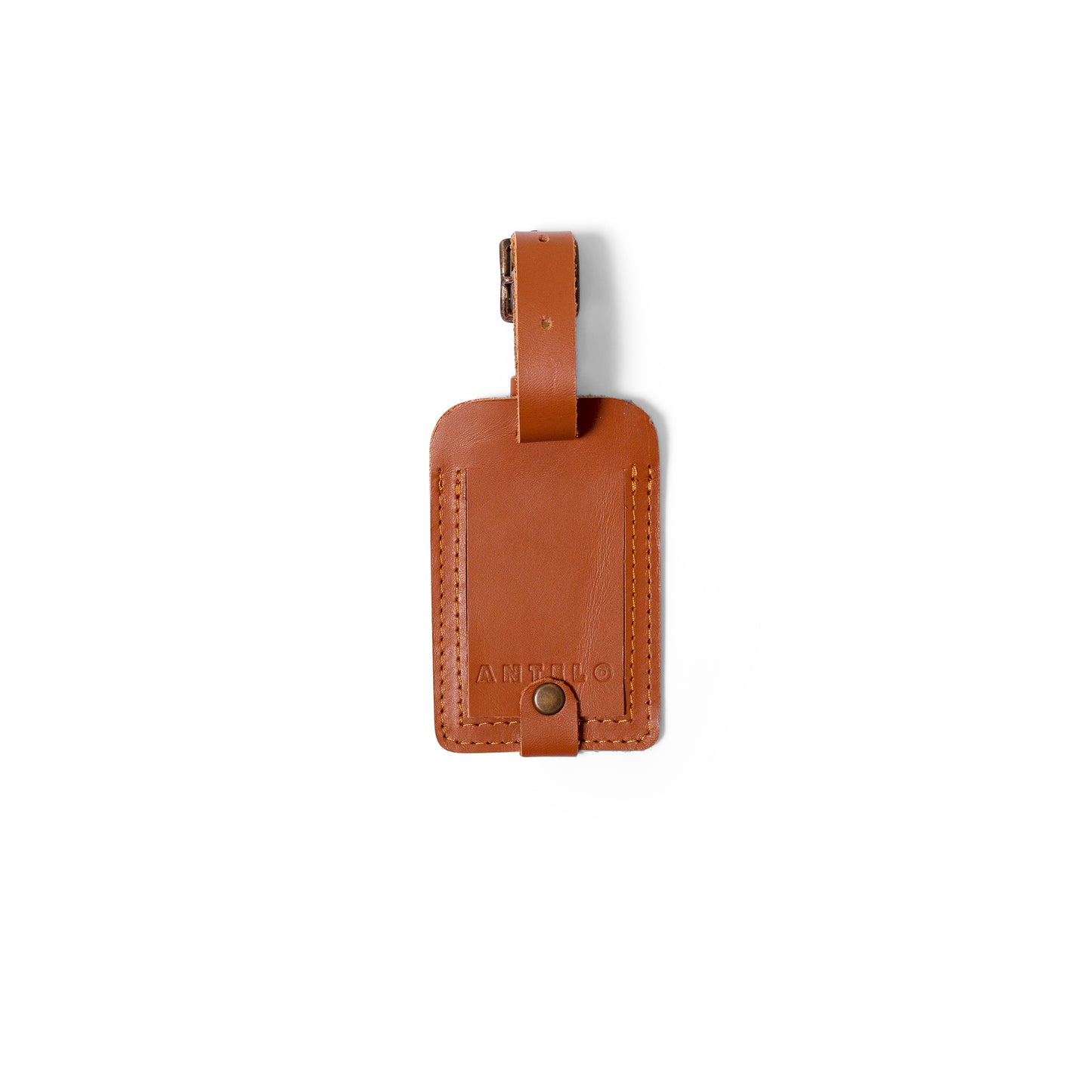 Miles leather luggage tag - CLEARANCE