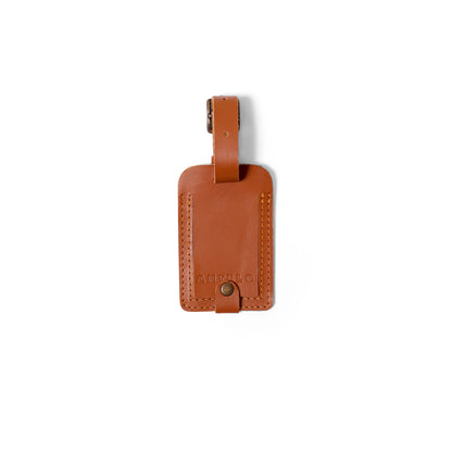 Miles leather luggage tag - CLEARANCE