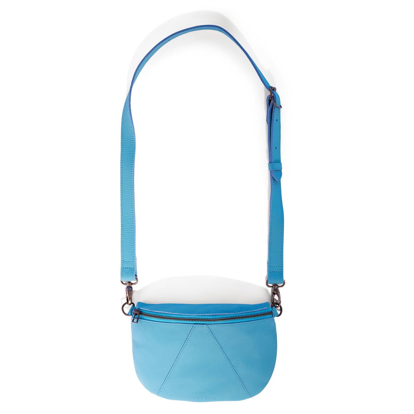 Ruby Classic adjustable leather moon-bag crossbody - CLEARANCE