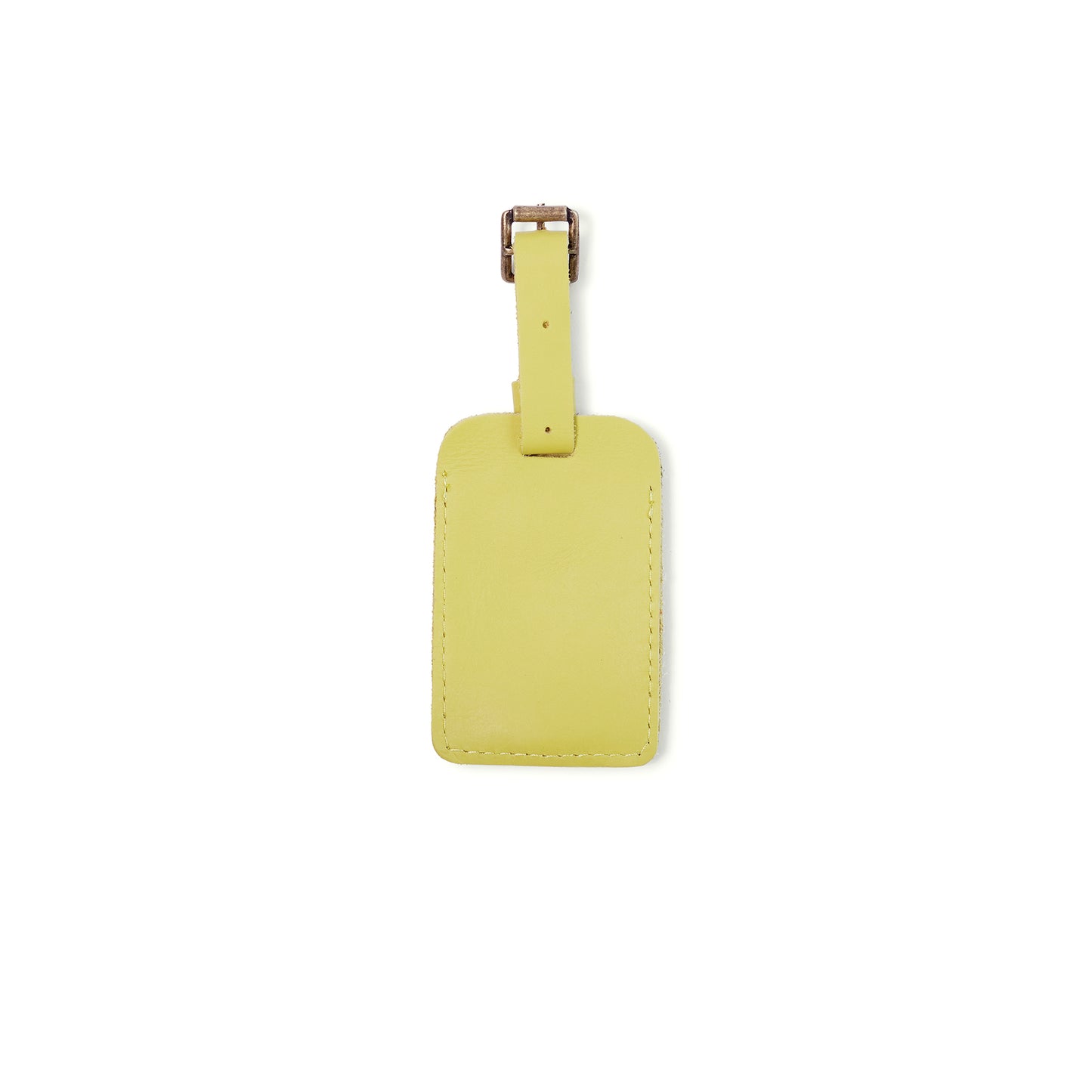Miles leather luggage tag - CLEARANCE