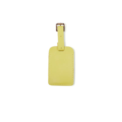 Miles leather luggage tag - CLEARANCE