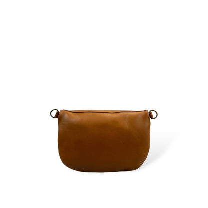 Ruby classic leather adjustable moon-bag crossbody - MINOR FLAW