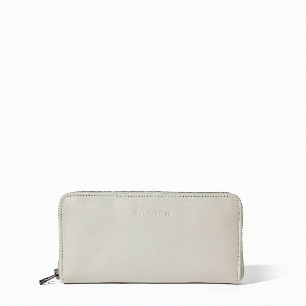 Hayley leather zip-around wallet