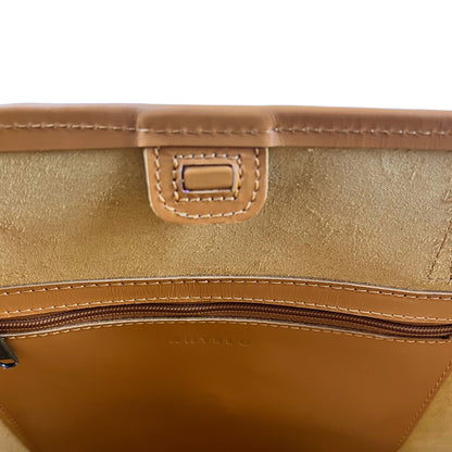 Selena unlined Leather Open Top Tote - MINOR FLAW