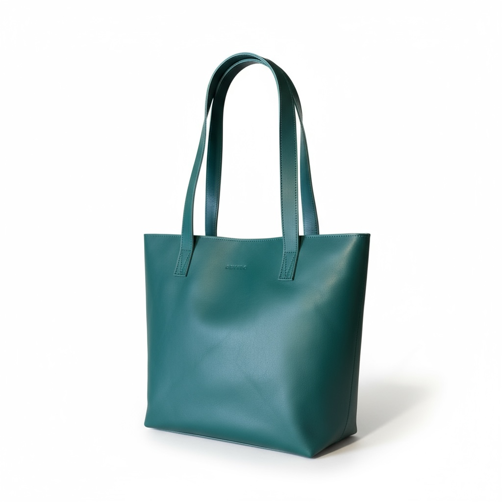 Emmy unlined Leather Tote with Zip
