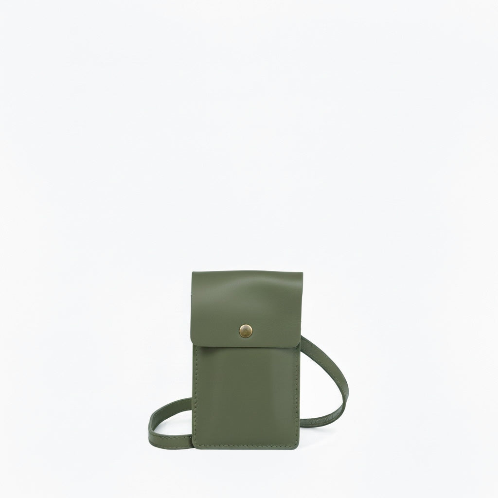 Benji Minimalist Leather Phone Bag - End of Season