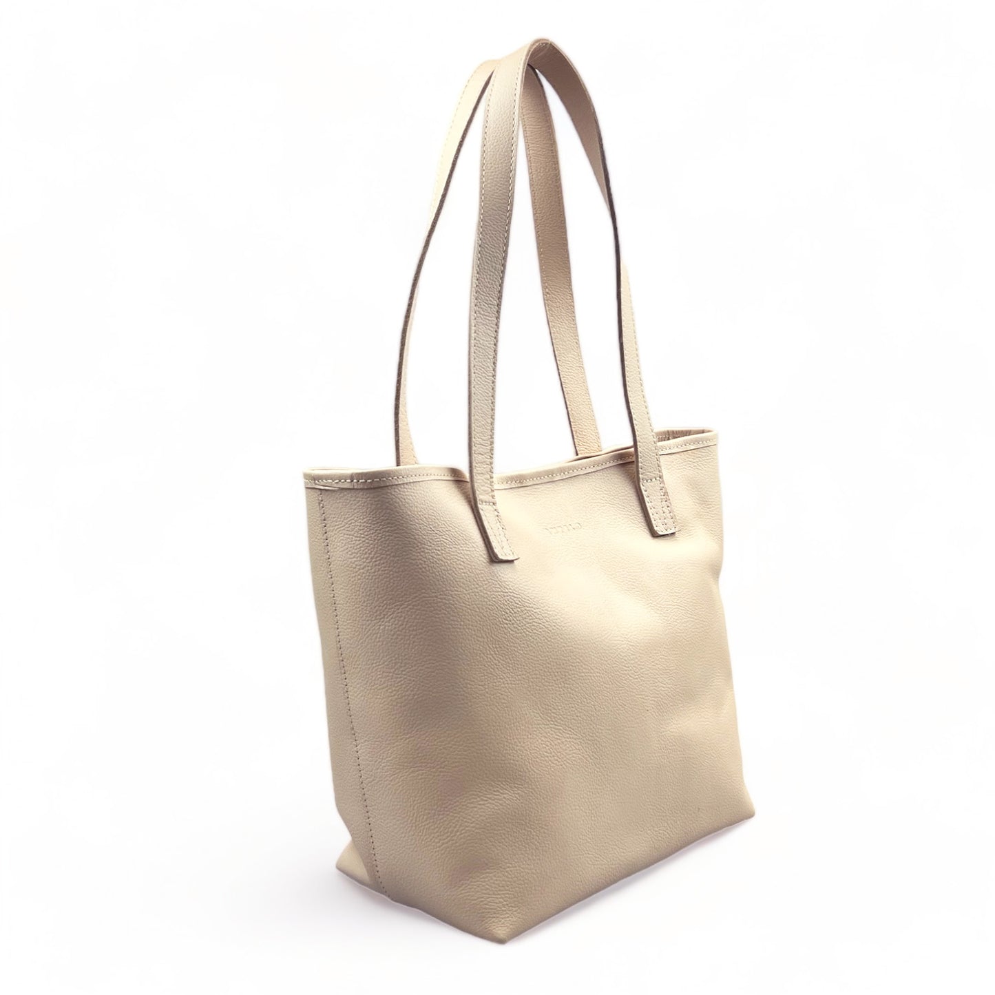 Selena unlined Leather Open Top Tote - MINOR FLAW