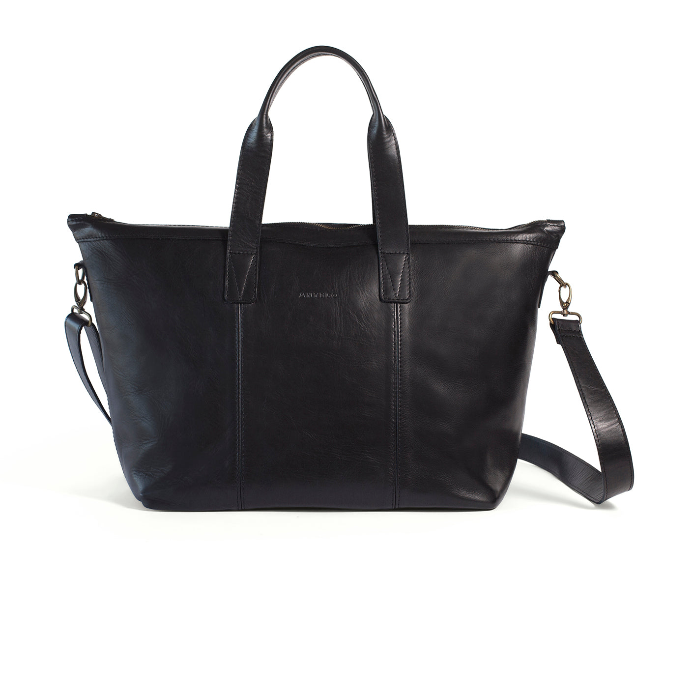 Murray leather overnight bag - MADE TO ORDER