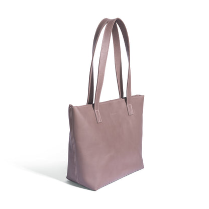 Emmy unlined Leather Tote with Zip - MINOR FLAW