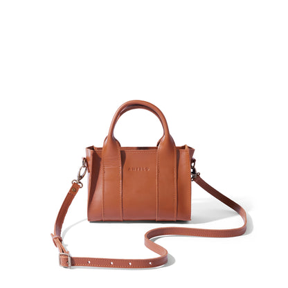Berkley leather mini crossbody shopper - END OF SEASON
