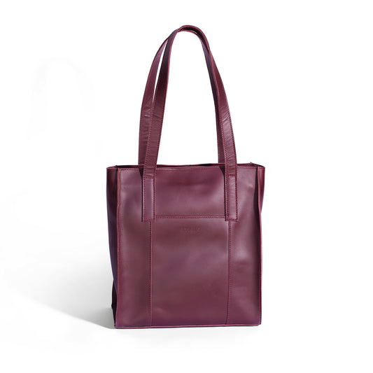 Delta North-South Business Leather Tote Bag - MINOR FLAW