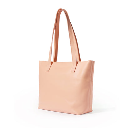 Emmy unlined Leather Tote with Zip - MINOR FLAW