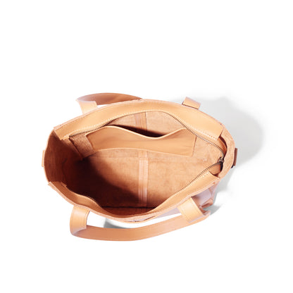 Harley leather unlined crossbody tote - CLEARANCE