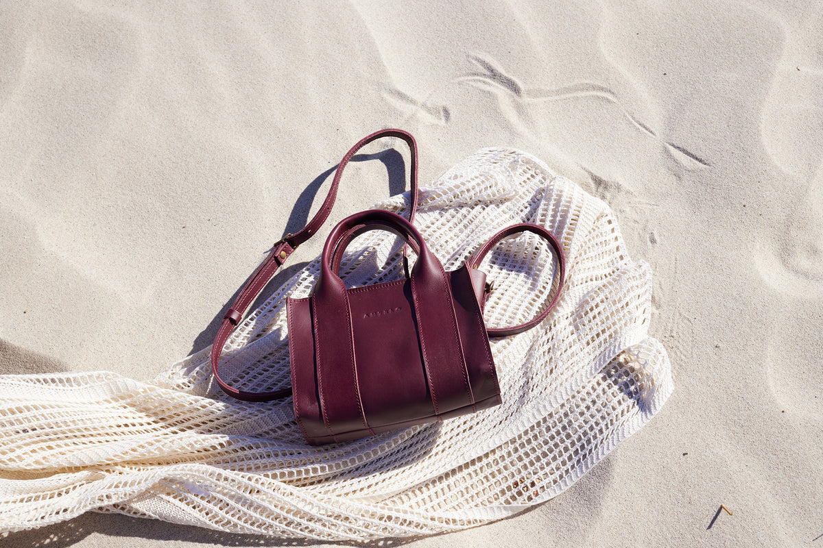 Berkley leather mini crossbody shopper - END OF SEASON