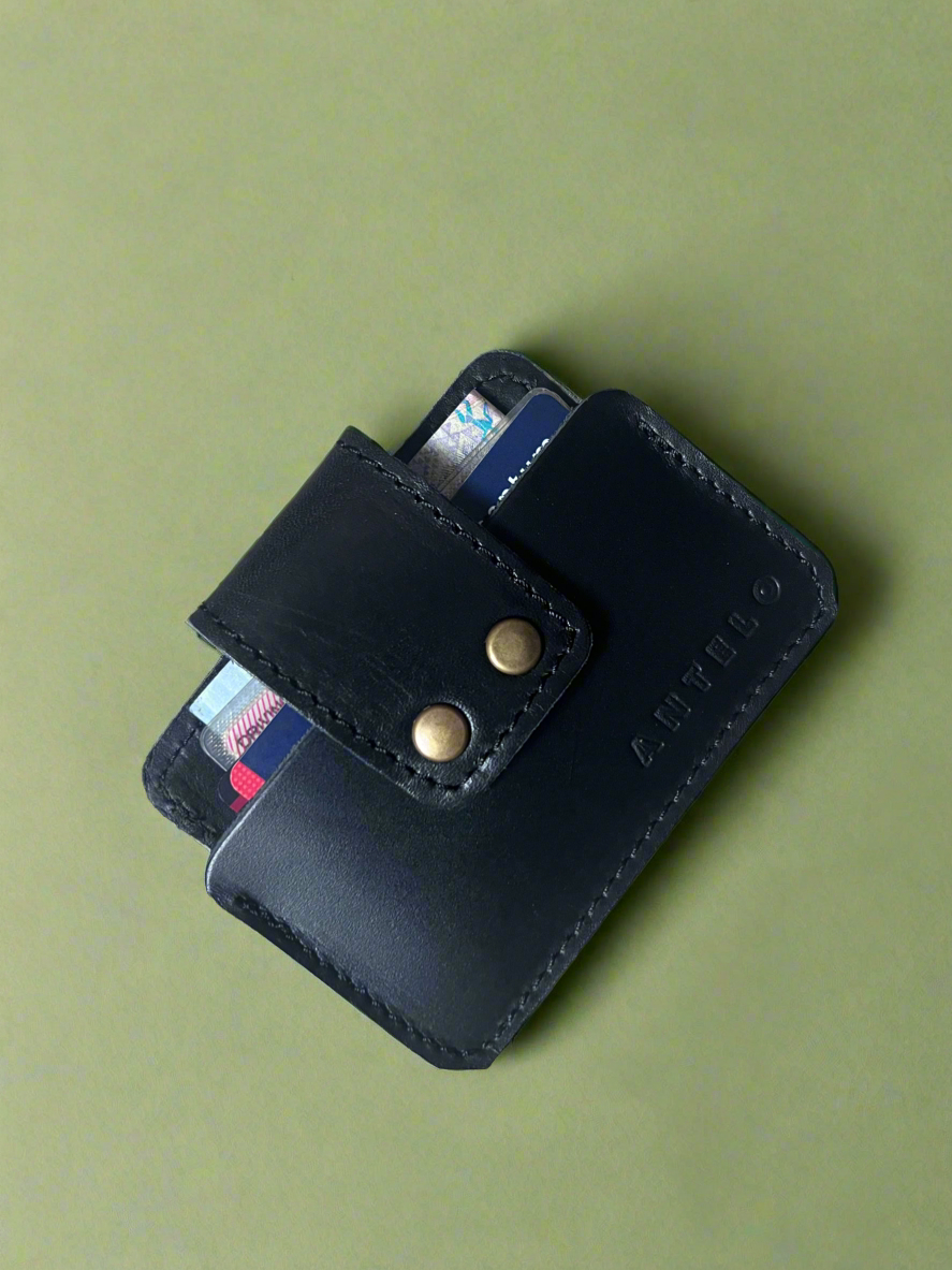 Cole leather card holder