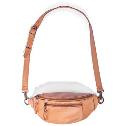 River adjustable leather moon-bag - MINOR FLAW
