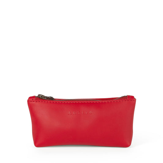 Sofia leather zip pouch - End of Season