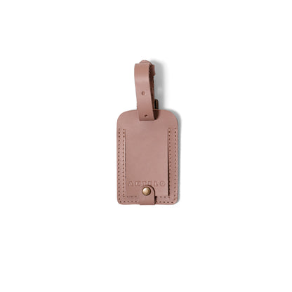 Miles leather luggage tag - CLEARANCE