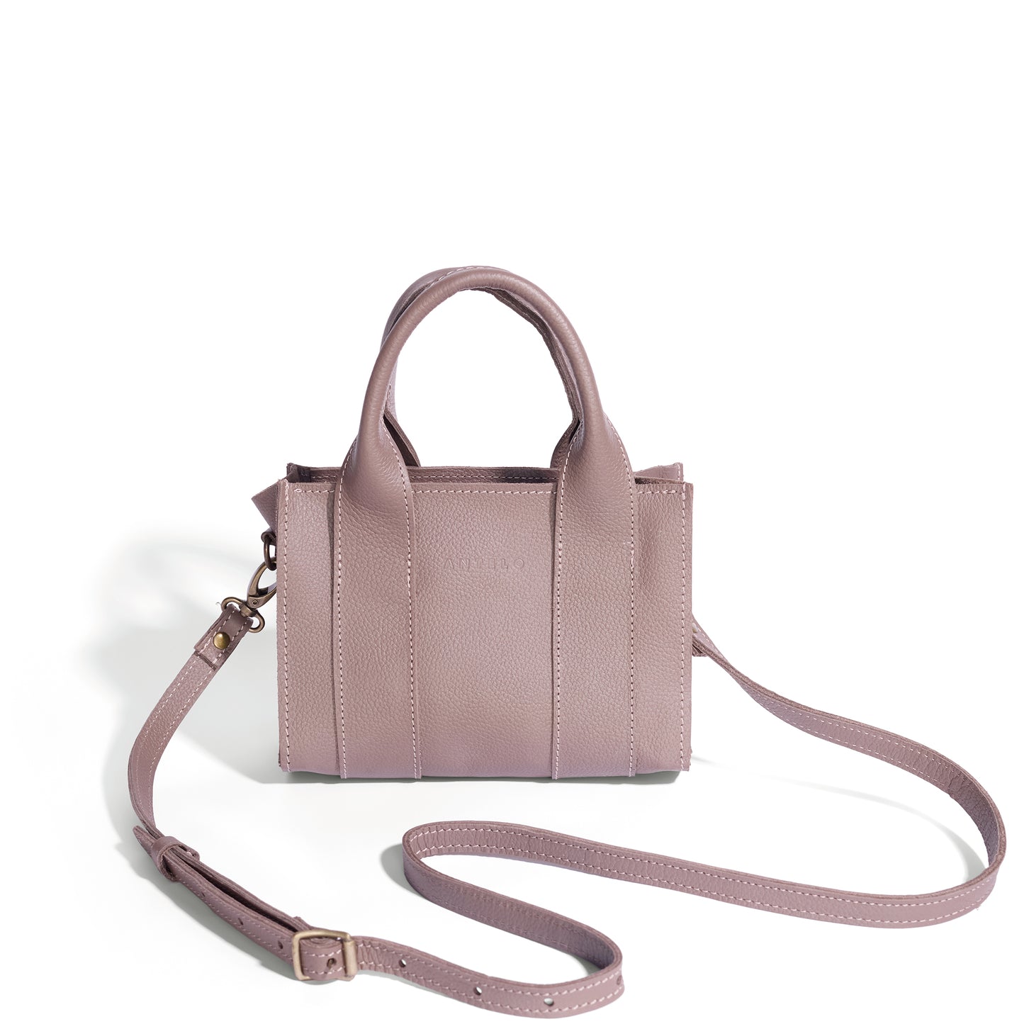 Berkley leather mini crossbody shopper