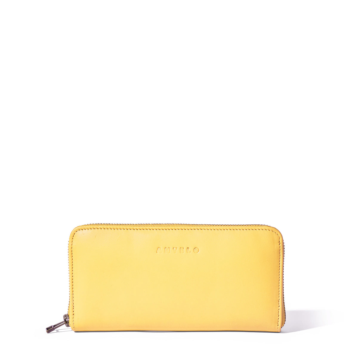 Hayley leather zip-around wallet