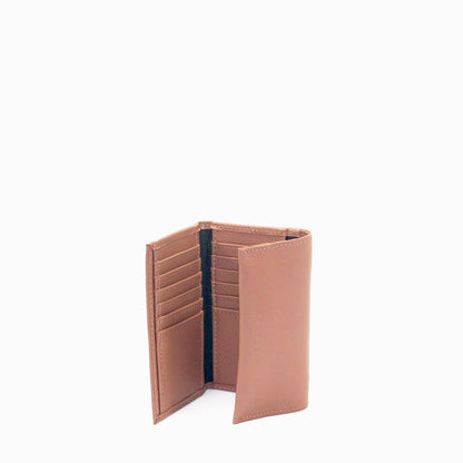 Evie Three-Quarter Leather Trifold Wallet - OUTLET